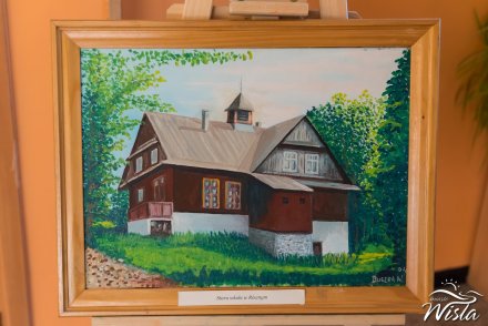 Stara szkoła uwieczniona pędzlem